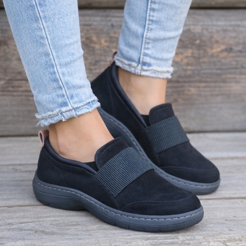 Dr. Scholl's Joanna Minimalist, Vegan Suede, Comfort Loafer Sneakers 7.5M